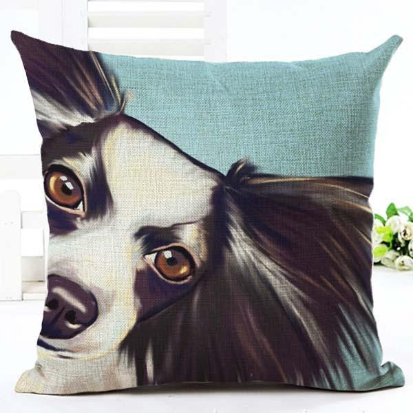 Dog Printed Cushion Cover - Chihuahua