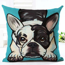Dog Printed Cushion Cover - French Bulldog
