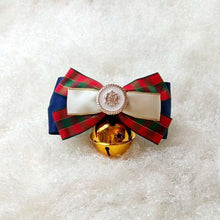 Red Green Plaid Handmade Ribbon Bowtie