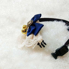 Royal Blue Lace Handmade Ribbon Bowtie